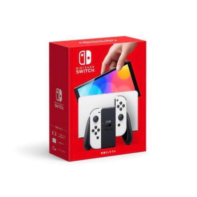 任天堂(ニンテンドウ)の２台新品未開封Nintendo Switch 有機el ホワイト本体スイッチ　 エンタメ/ホビーのゲームソフト/ゲーム機本体(家庭用ゲーム機本体)の商品写真