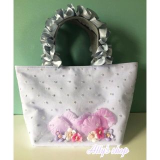 ラプンツェル風　ハンドメイド　ハンドバッグ　キッズ　女の子　プリンセス風(外出用品)