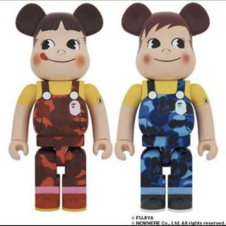 アベイシングエイプ(A BATHING APE)のn5様専用　送料無料BE＠RBRICKペコちゃん & ポコちゃん 1000%((キャラクターグッズ)