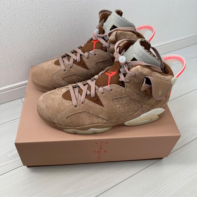 靴/シューズ【✨極美品‼️】TRAVIS SCOTT × NIKE AIR JORDAN 6