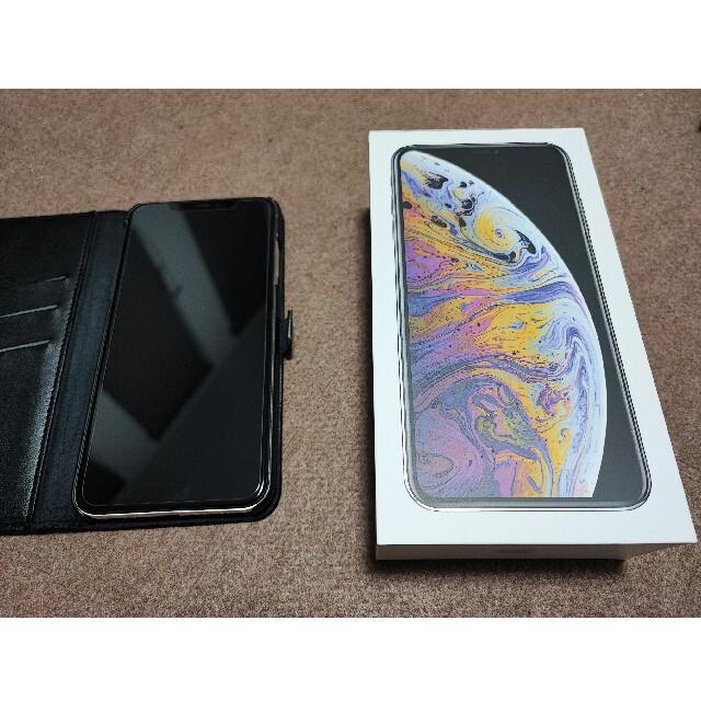 iPhone XS MAX 256GB シルバー SIMフリースマートフォン本体