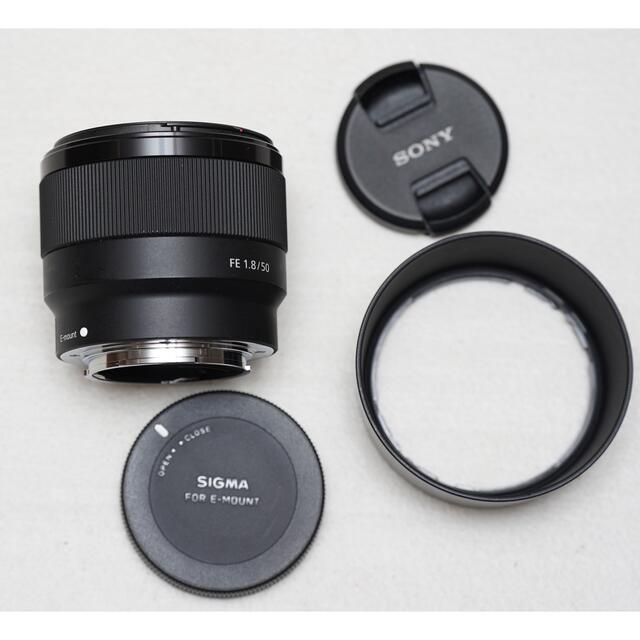 SONY(ソニー)のSony FE 50mm F1.8 SEL50F18 レンズ＊フィルター付き スマホ/家電/カメラのカメラ(レンズ(単焦点))の商品写真