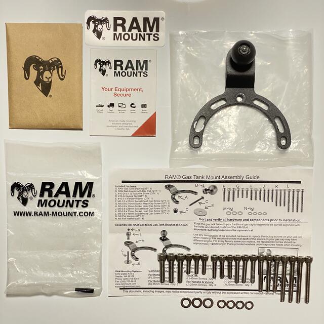 RAM MOUNTS 3点セット 自動車/バイクのバイク(パーツ)の商品写真