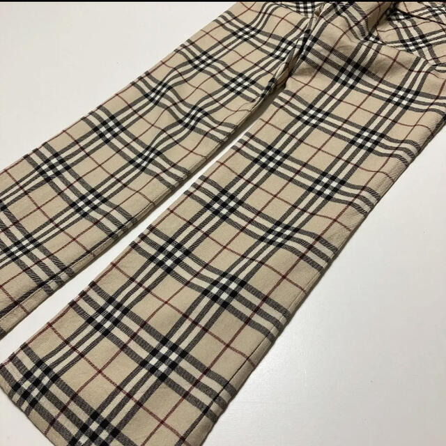 BURBERRY(バーバリー)のバーバリー　チェック　パンツ　ウール　秋　冬　Burberry ズボン レディースのパンツ(カジュアルパンツ)の商品写真