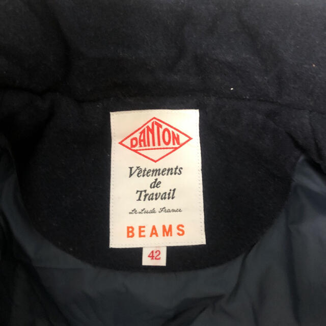 DANTON(ダントン)のDANTON × BEAMS / Wool Mosser Down Jacket メンズのジャケット/アウター(ダウンジャケット)の商品写真