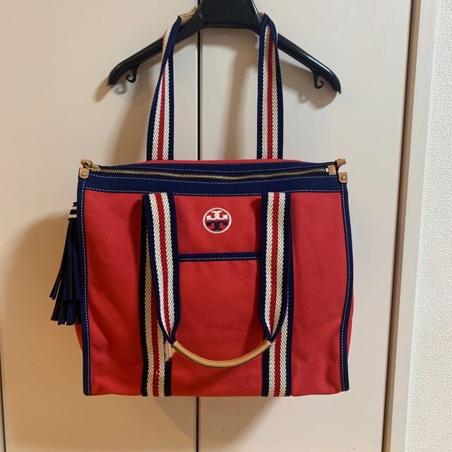 Tory Burch(トリーバーチ)の【正規品】Tory Burch トリーバーチ   キャンバストートバッグ レディースのバッグ(トートバッグ)の商品写真