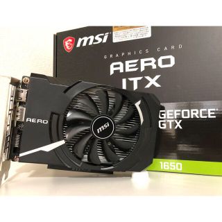 MSI GEFORCE GTX1650 AERO ITX 4G OC(PCパーツ)