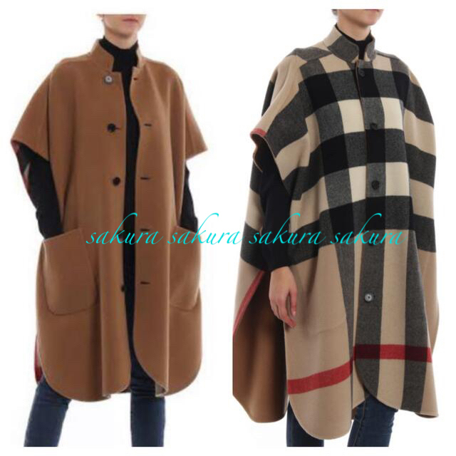 BURBERRY(バーバリー)の【ゆんこ様ご専用】 レディースのジャケット/アウター(ポンチョ)の商品写真