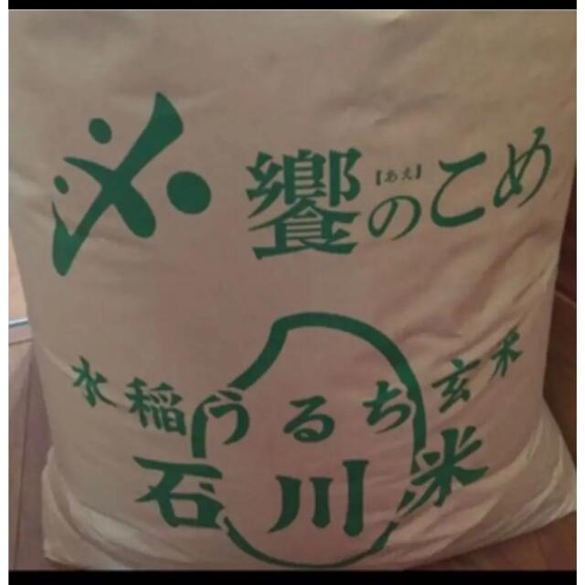 令和3年石川県産新米ゆめみづほ玄米　無農薬有機栽培です。 食品/飲料/酒の食品(米/穀物)の商品写真