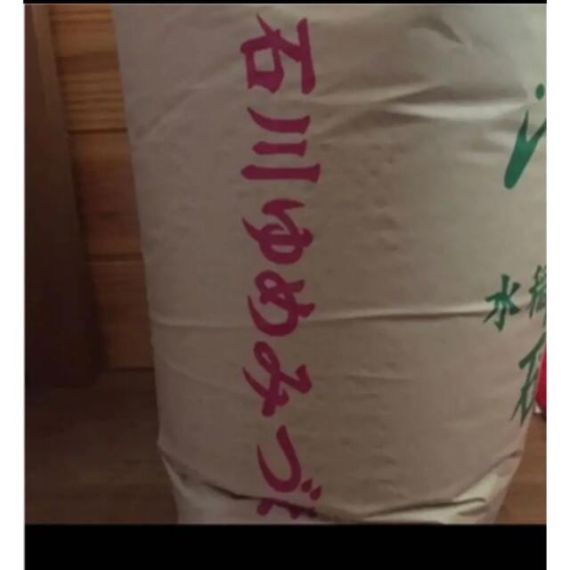 令和3年石川県産新米ゆめみづほ玄米　無農薬有機栽培です。 食品/飲料/酒の食品(米/穀物)の商品写真