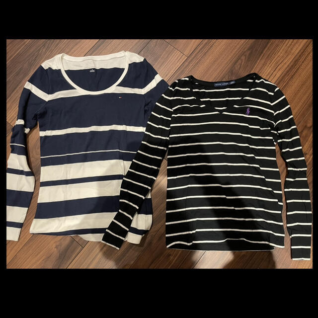 TOMMY HILFIGER(トミーヒルフィガー)のラルフローレン トミーヒルフィガー 長袖Tシャツ セット レディースのトップス(Tシャツ(長袖/七分))の商品写真