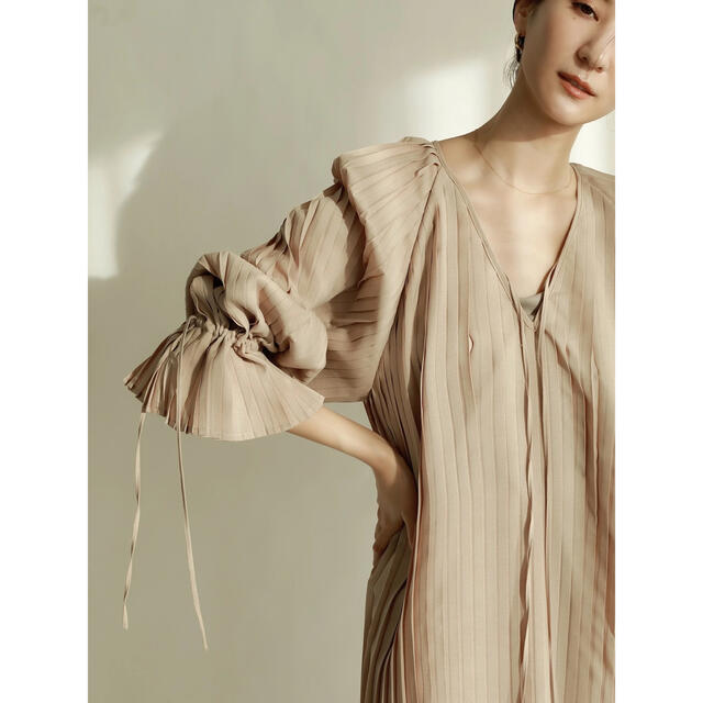 TOMORROWLAND(トゥモローランド)のはな様専用　louren all pleats volume blouse レディースのトップス(シャツ/ブラウス(長袖/七分))の商品写真