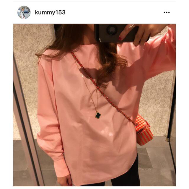 最終値下げ価格⭐︎BLAMINK ピンクブラウス 完売商品