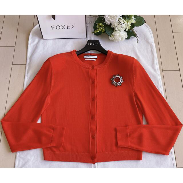 極美品!FOXEY 2020エブリディカーディガン 40 Rene 激安 51.0%OFF