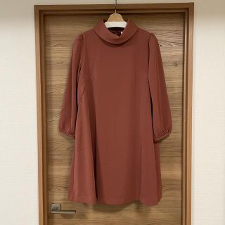 スウィートマミー 授乳服 マタニティウェア ハイネック Aライン 授乳ワンピース(マタニティワンピース)