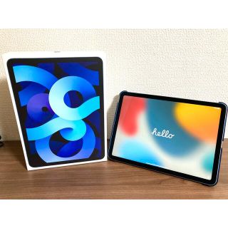 アップル(Apple)のiPad Air（第4世代） 10.9インチ Wi-Fiモデル 64GB スカイ(タブレット)