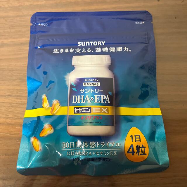 サントリー(サントリー)のサントリー・SUNTORY・DHA&EPA＋セサミンEX・オリザプラス   食品/飲料/酒の健康食品(その他)の商品写真