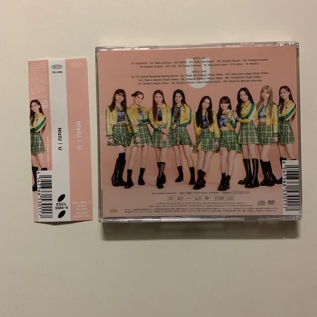 U  初回限定盤 A  CD+DVD     NiziU エンタメ/ホビーのCD(ポップス/ロック(邦楽))の商品写真