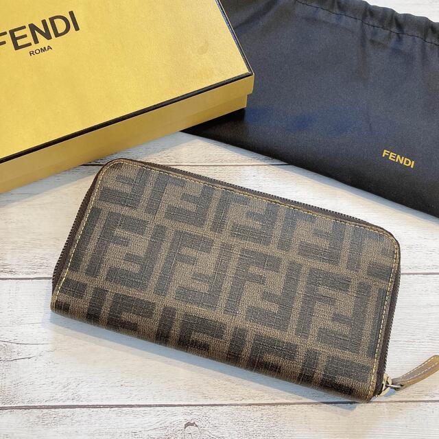 ズッカ柄】FENDI フェンディ メンズ レディース 長財布 革財布 - 財布