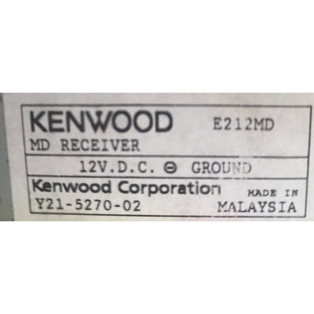 KENWOOD(ケンウッド)のカーオーディオ 自動車/バイクの自動車(カーオーディオ)の商品写真