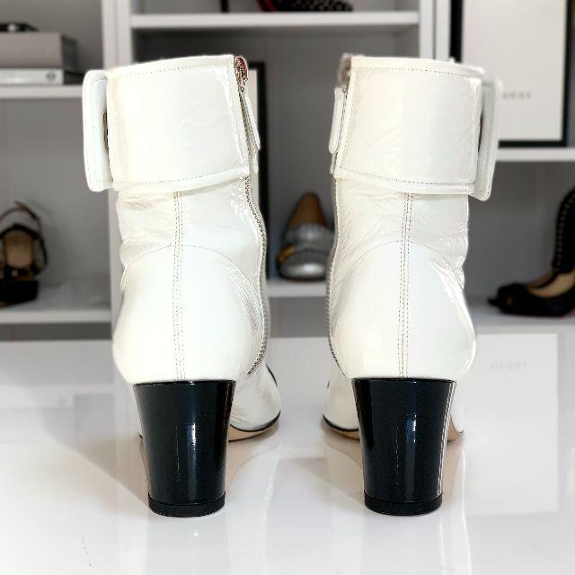 CHANEL - 3360 シャネル ターンロック レザー パテント ショートブーツ CHANEL - 3360 シャネル ターンロック レザー パテント ショートブーツ