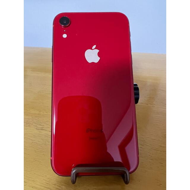 iPhone(アイフォーン)のiPhone XR Red レッド 128GB SIMフリー スマホ/家電/カメラのスマートフォン/携帯電話(スマートフォン本体)の商品写真