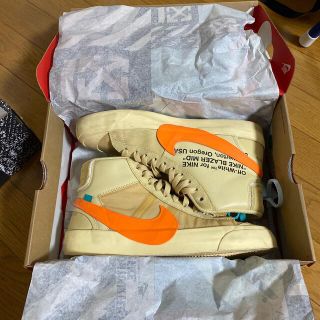 ナイキ(NIKE)のoffwhite × nike blazer mid ハロウィン　27.5(スニーカー)