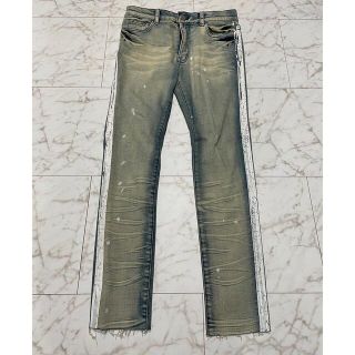 mnml X86 STRETCH TRACK DENIM 裾カット(デニム/ジーンズ)