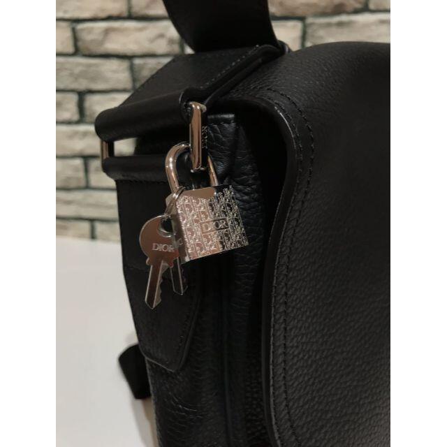 Dior(ディオール)の ディオール★SADDLE メッセンジャーフラップレザーショルダーサドルバッグ メンズのバッグ(ショルダーバッグ)の商品写真