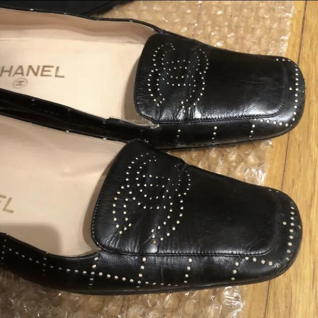 CHANEL(シャネル)のシャネル ヴィンテージ 24cm  ココマーク   レディースの靴/シューズ(ローファー/革靴)の商品写真