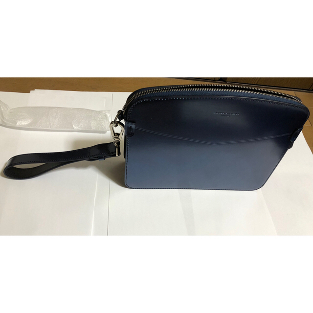 ダンヒル dunhill レザーハンドバッグ 青 新品未使用 | une3.net