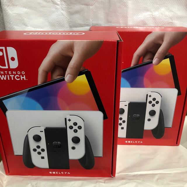 2台新品未開封 Nintendo Switch 有機el ホワイト本体スイッチ 豊富な
