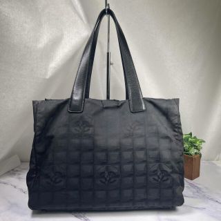 【美品】正規品 シャネル CHANELアイコンライン トートバッグ