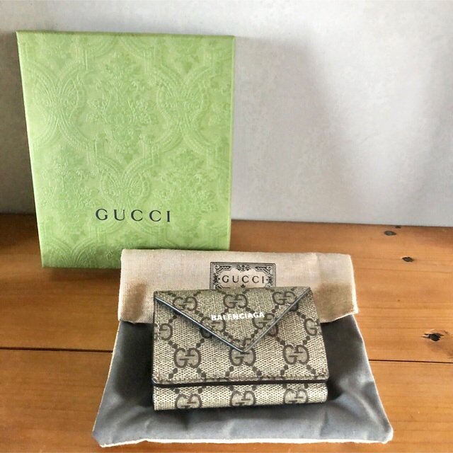 限定】100周年GUCCI×BALENCIAGAグッチ×バレンシアガ ミニ財布 【今日の ...