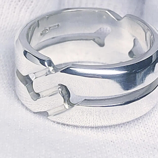 Gucci(グッチ)の美品　GUCCI 指輪　ノットワイドリング　20号 メンズのアクセサリー(リング(指輪))の商品写真
