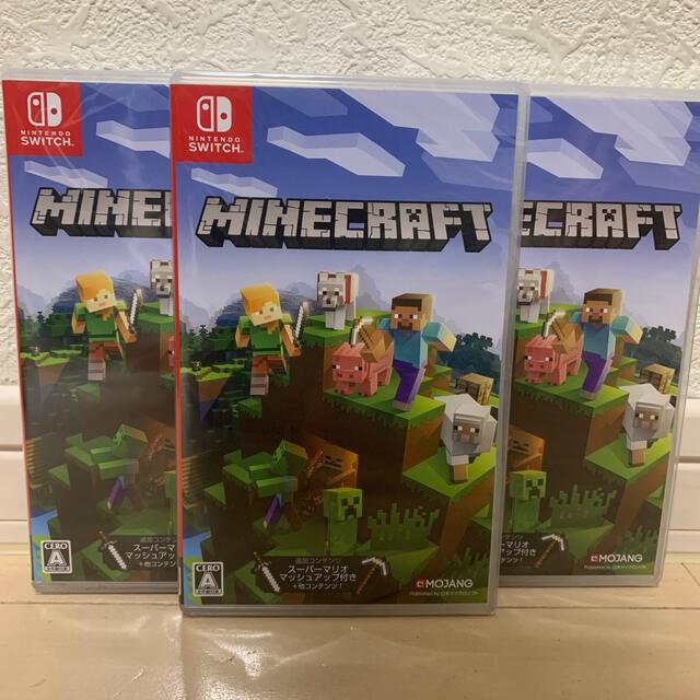 Minecraft Switchマインクラフトスイッチマイクラ新品未開封3点