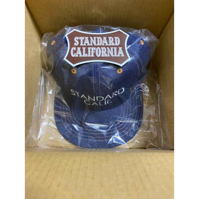 STANDARD CALIFORNIA(スタンダードカリフォルニア)のスタンダードカリフォルニア SD Logo Denim Cap デニム  メンズの帽子(キャップ)の商品写真