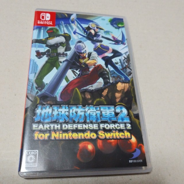 Nintendo Switch(ニンテンドースイッチ)の地球防衛軍2 for Nintendo Switch Switch エンタメ/ホビーのゲームソフト/ゲーム機本体(家庭用ゲームソフト)の商品写真