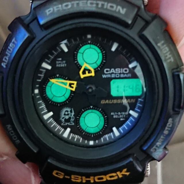 CASIO G-SHOCK GAUSSMAN ラバーベルト