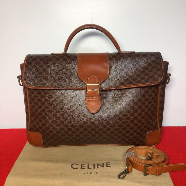 celine(セリーヌ)のセリーヌ マカダム Vintage "ハンドバッグ  ビジネスバック男女兼用。 メンズのバッグ(ビジネスバッグ)の商品写真