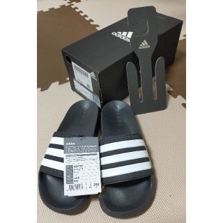 アディダス(adidas)の☆ASB-531 新品未使用 アディレッタ シャワーサンダル 黒 25.5cm(サンダル)