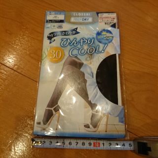 アツギ(Atsugi)のサラッとさわやか ひんやりCOOL！30デニールストッキング2足組(タイツ/ストッキング)