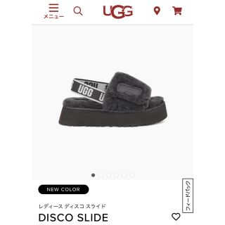 アグ(UGG)のレディース　ディスコ　スライド　UGG ムートンサンダル　24.0(サンダル)