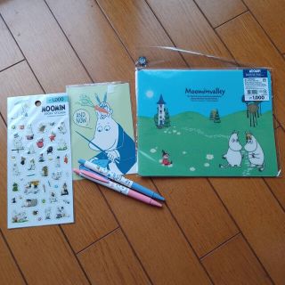 MOOMIN ムーミン 文房具　マウスパッド ボールペン ポストカード シール(キャラクターグッズ)