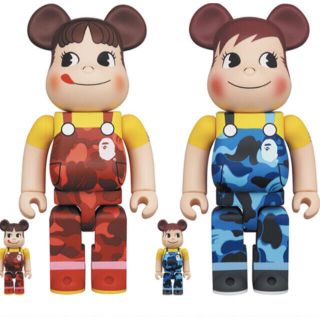 メディコムトイ(MEDICOM TOY)のBE＠RBRICK BAPE ペコ ポコ 100％ 400％ セット 不二家(その他)