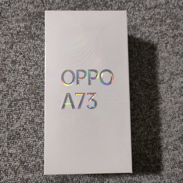 OPPO(オッポ)の【新品】OPPO A73 SIMフリー CPH2099 ネイビーブルー スマホ/家電/カメラのスマートフォン/携帯電話(スマートフォン本体)の商品写真