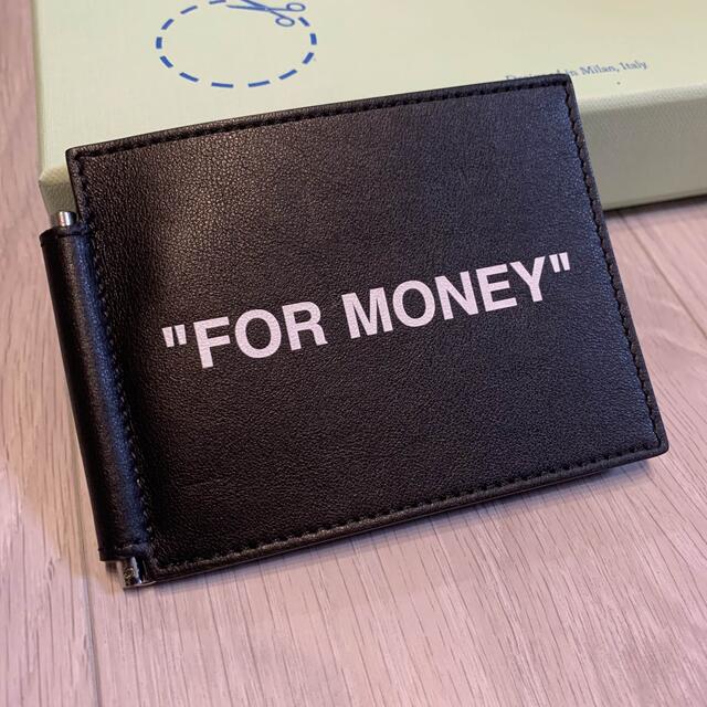 新品未使用】Off-White オフホワイト マネークリップ 人気ハイ 新品未使用】Off-White オフホワイト マネークリップ 人気ハイ