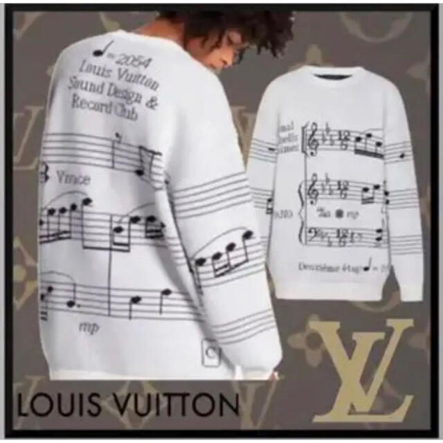 大人気】LOUIS VUITTON 19AW 音符ニットセーター トップス ニット