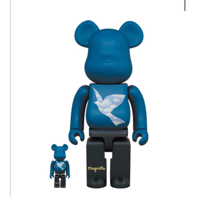 BE@RBRICK  René Magritte 400％ 100％