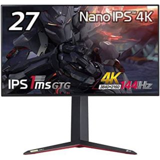 エルジーエレクトロニクス(LG Electronics)のLG 27GN950 4K 144Hz Nano IPS ゲーミングモニター(ディスプレイ)